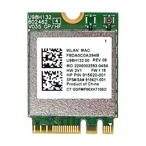 Imagen 2 del producto RTL8821CE 802.11AC 1X1 Wi-Fi+BT 4.2 Tarjeta adaptadora combinada SPS M 915621 -001 Tarjeta de red inalámbrica para la serie ProBook 450 G5 PB430G5