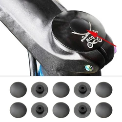 10 Pcs Black Rubber Headset Screw Cover Bike Rubber Stem Top Cover Headset Cap Dustproof Cycling Parts Easily To Install