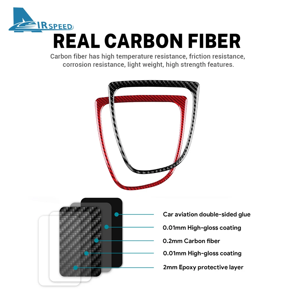 Real Soft Carbon Fiber Sticker For Renault Clio 4 2013 2014 2015 2016 2017 2018 LHD RHD Car Gear Outer Shift Frame Interior view 6