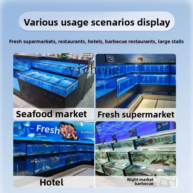 

Seafood Pool Refrigeration Machine Integrated Tank Shellfish Pool Hotel Fish Tank Crab Shrimp Commercial Fish Tank