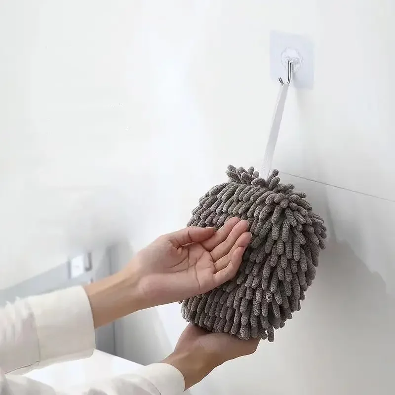 Youpin Xiaomi Ball per pulire le mani asciugamano per pulire le mani cucina e toilette adorabile straccio appeso asciugamano gancio regalo asciugatura rapida casa