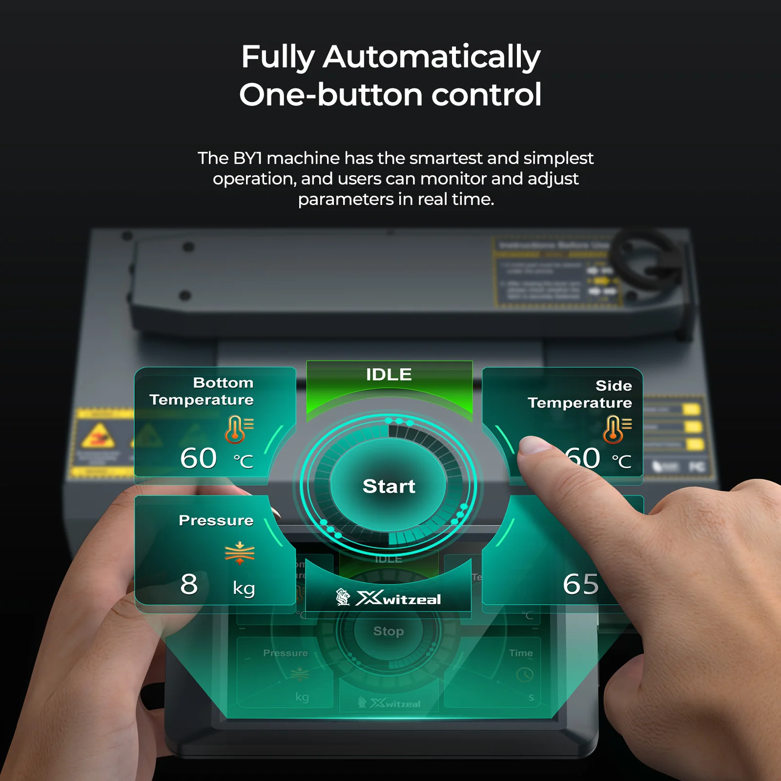 Xwitzeal® BY1 Universal Phone Heating Holding Pressure Maintaining Machine Mobile Phone Sealing Laminating Platform Repair Tool