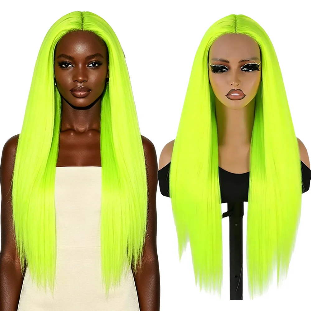 13x4-lace-front-wig-long-straight-fluorescent-green-synthetic-wig-for-women-halloween-cosplay-party-costume-heat-resistant-wig