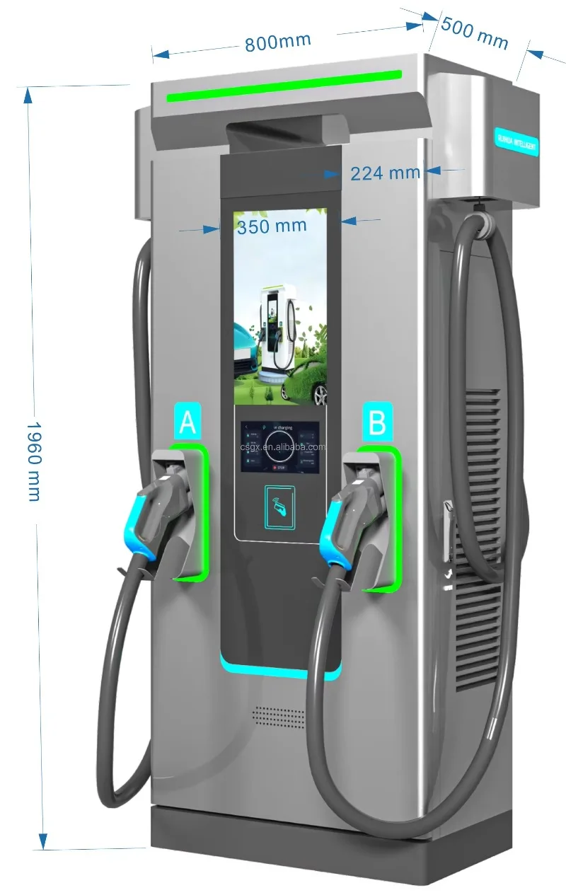 Customized Factory Direct 60KW To 140KW EV DC Fast Charging Station  120kw 320kw 360kw Floor Mounted DC Fast Charging Pile