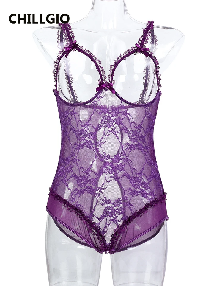 CHILLGIO Sexy Crotchless Purple Lingerie Women Lace Hollow Oversize Jumpsuit Erotic Pajamas Sheer Bodycon Combination Bodysuits - AliExpress 200000345 CHILLGIO Sexy Crotchless Purple Lingerie Women Lace Hollow Oversize Jumpsuit Erotic Pajamas Sheer Bodycon Combination Bodysuits - AliExpress 200000345