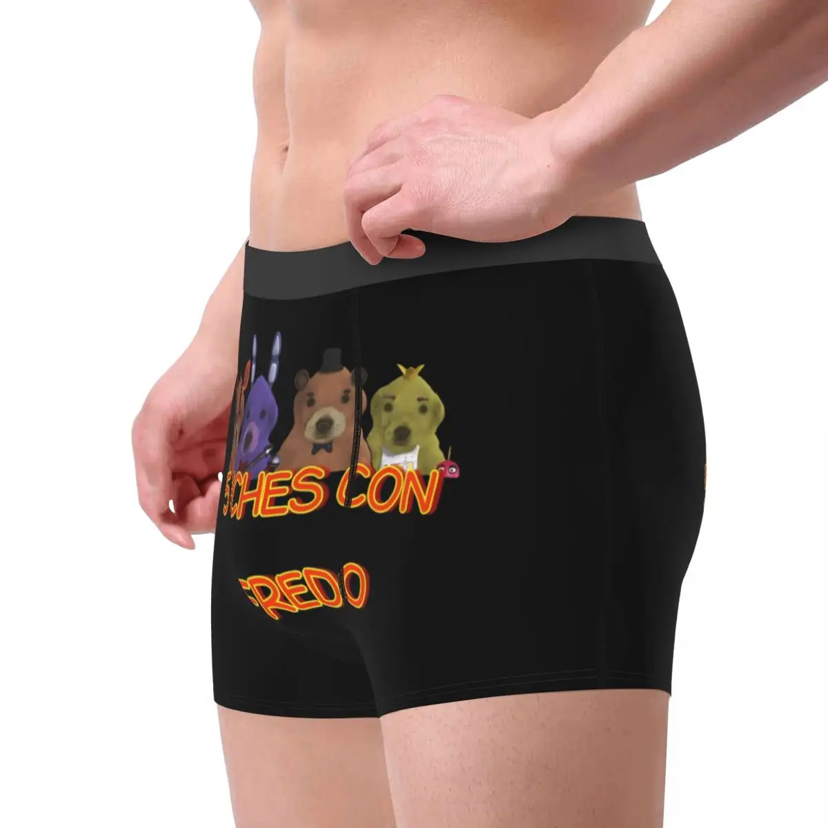 الملاكم السراويل 5 Noche Con Alfredo سراويل الرجال الملابس الداخلية الناعمة ل أوم رجل صديقها هدية