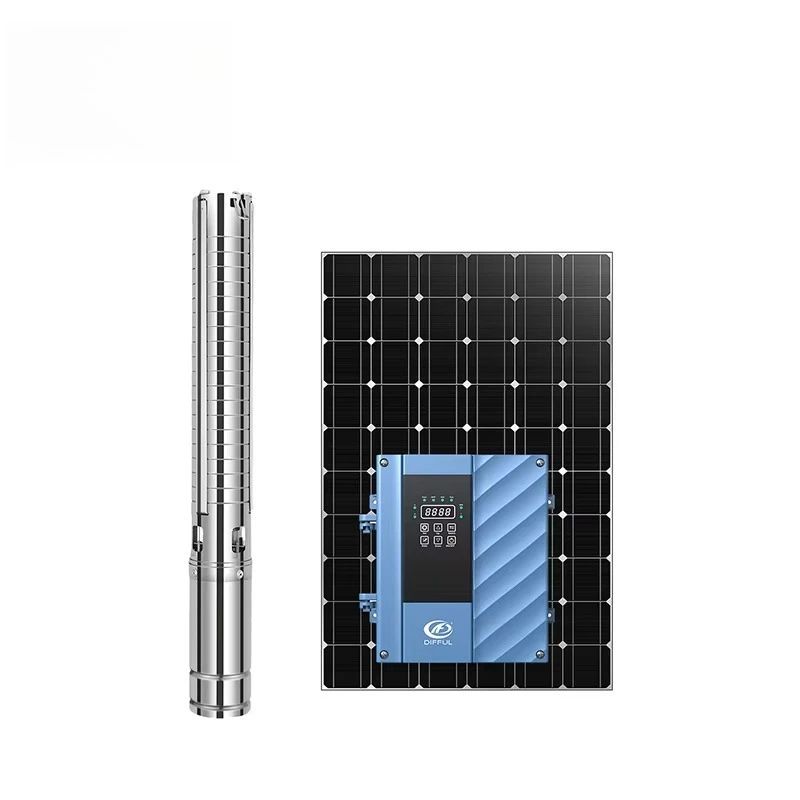 

3 Inch Stainless Steel ACDC Hybrid Solar Ac Submersible Dc Borehole Water Pump Deep for Agriculture