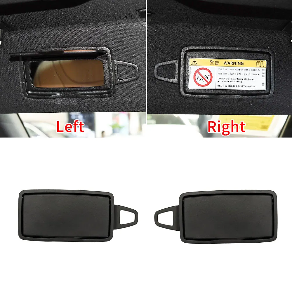 Car Interior Front Sun Shade Visor Makeup Cosmetic Mirror Cover For Mercedes Benz S Class W222  2014-2020 S300 S320 S350 S400