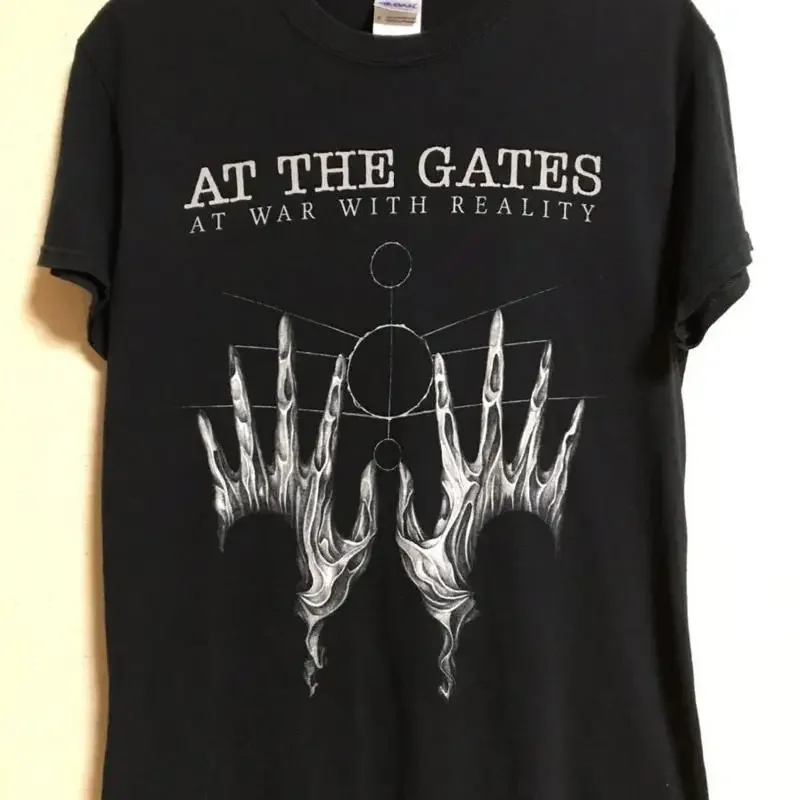 AT THE GATES Tour tshirt, metal band tshirt, remake black shirt