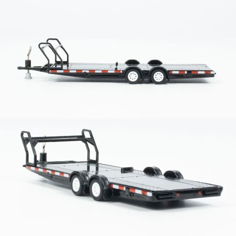 MINIGT 1:64 Car Hauler Trailer Type B Black Alloy trailer frame
