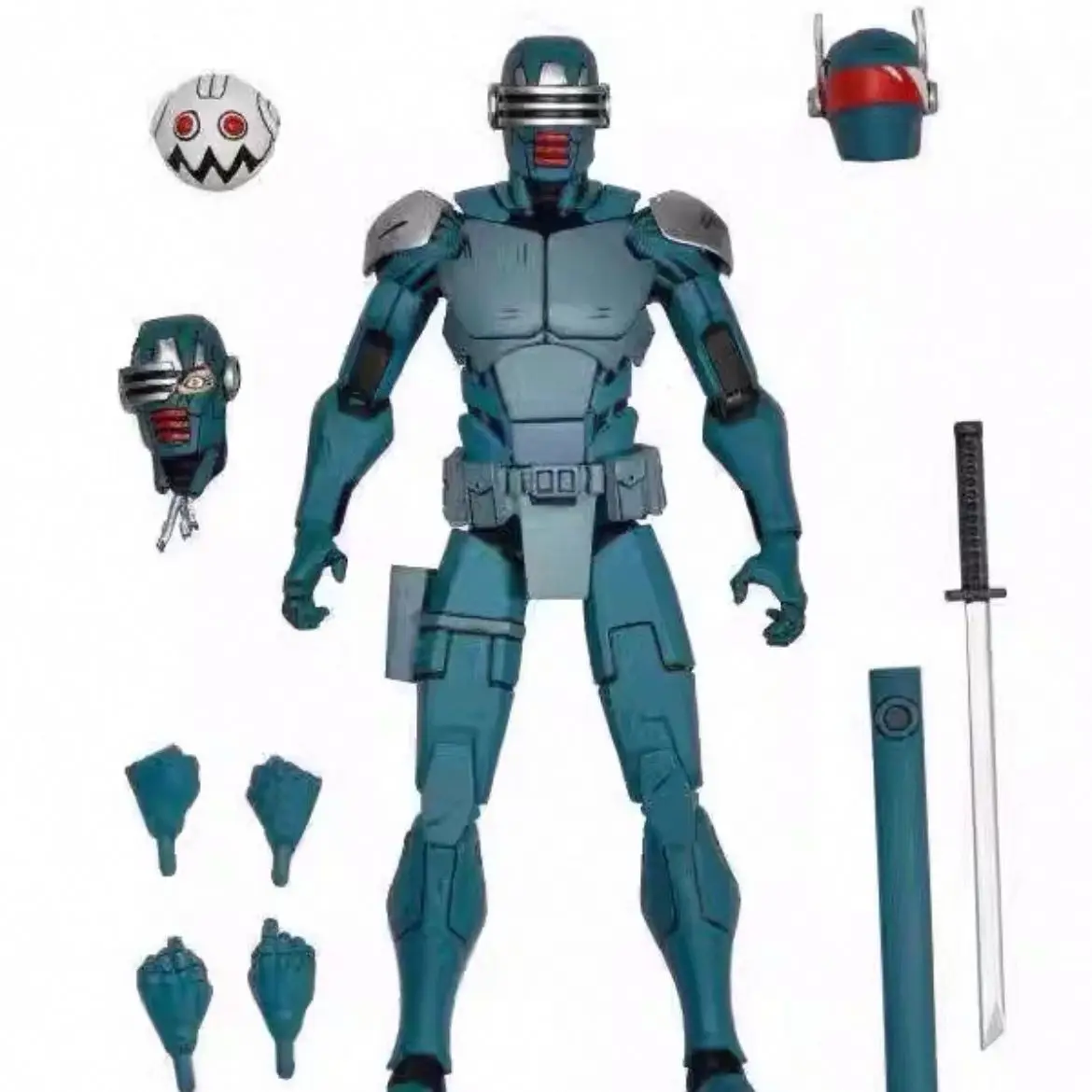 ของเล่นสะสมแอ็คชั่นฟิกเกอร์หุ่นยนต์ลาดตระเวนโรนินสุดท้ายจาก NECA ของแท้ อนิเมะ TMNT ตุ๊กตาโมเดล ของขวัญวันเกิด