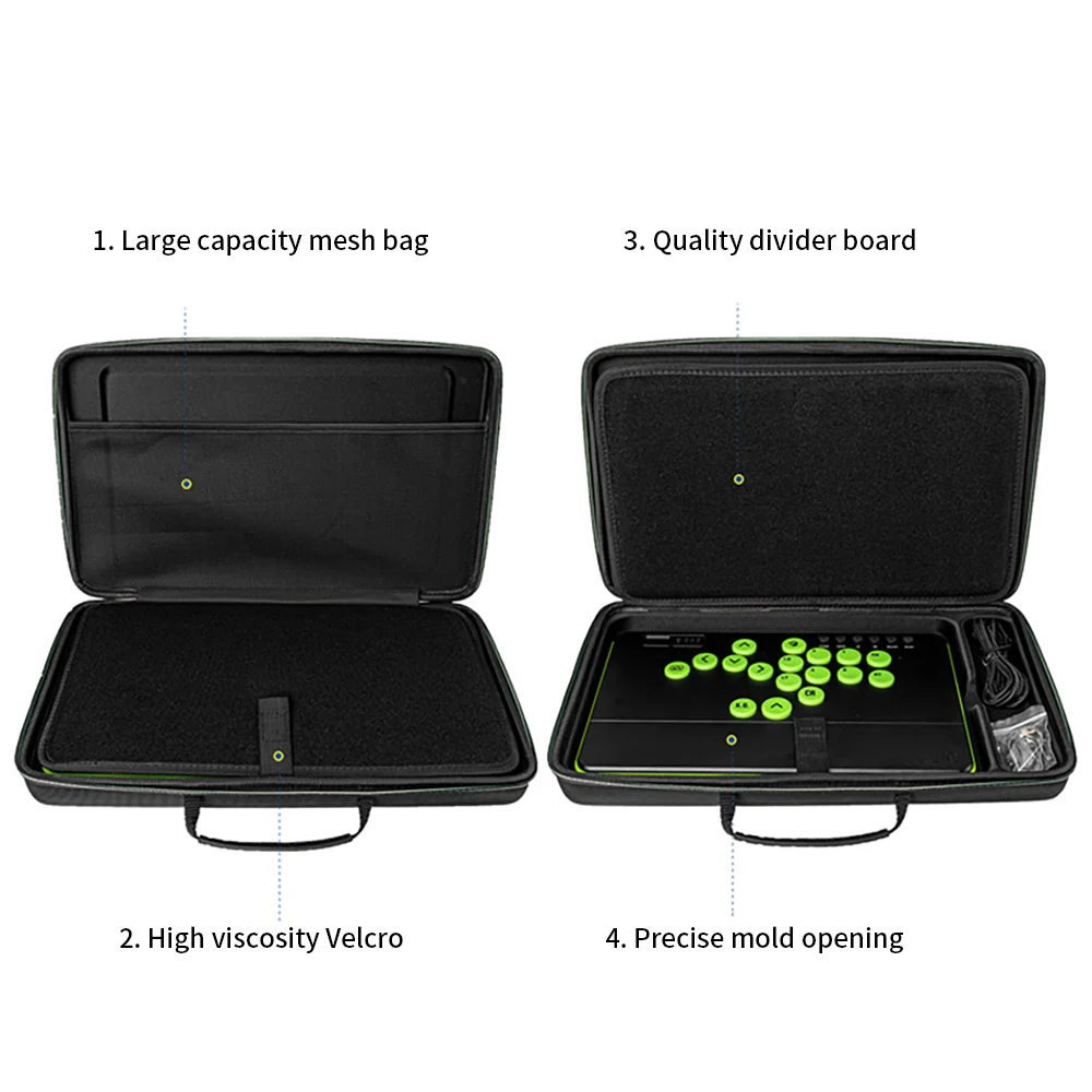 Жесткая сумка из ЭВА для ROG DOIO HITBOX A4, коробка для хранения игровой клавиатуры KBGM-H09-HE, портативный дорожный чехол