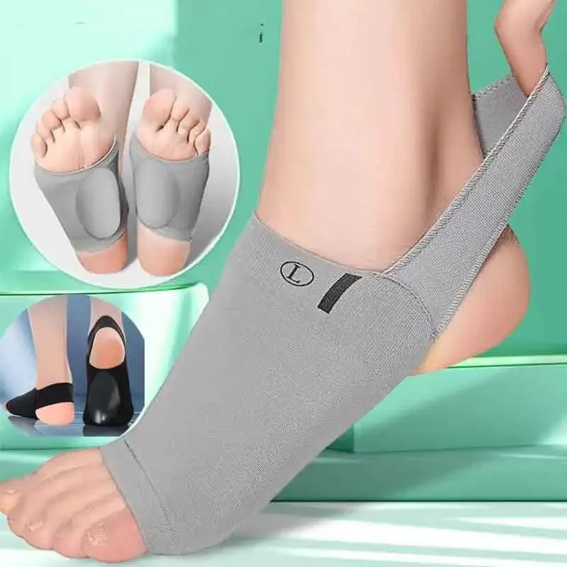Semelles orthopédiques en silicone pour femmes et hommes, correcteurs de pieds plats, inserts orthopédiques, soulagement de la fasciite plantaire, talonnettes
