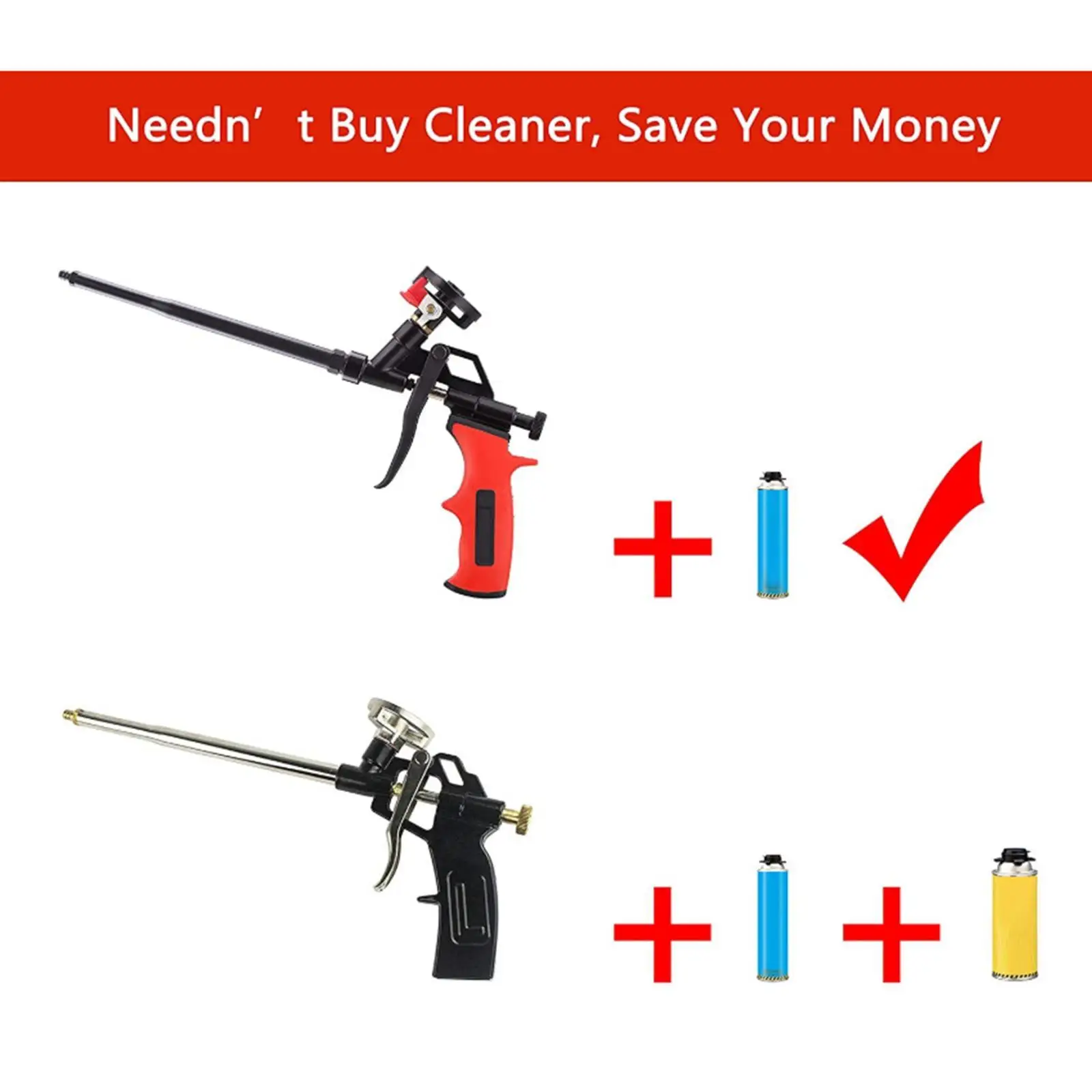 Foaming Dispenser Spray Foam Expanding Insulation Can Flocking Insulating Caulking Poly Sealant Black Silicone , Black