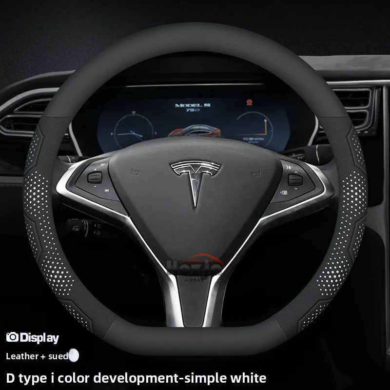 white Leather fur 