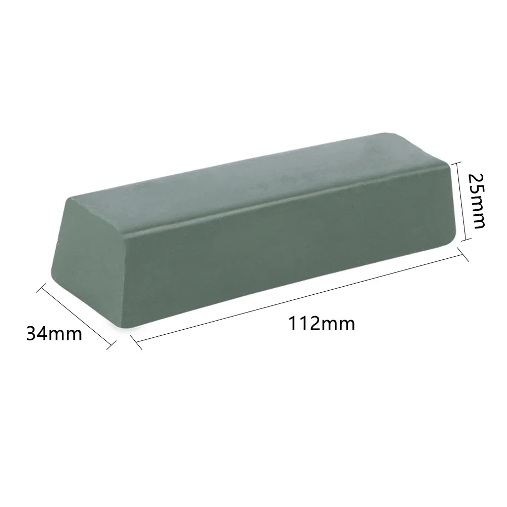 Imagem -06 - Cera de Polimento 112x34x25 mm Pasta de Polimento Verde Abrasiva para Aço Inoxidável Cobre Alumínio Metais Instrumentos de Precisão