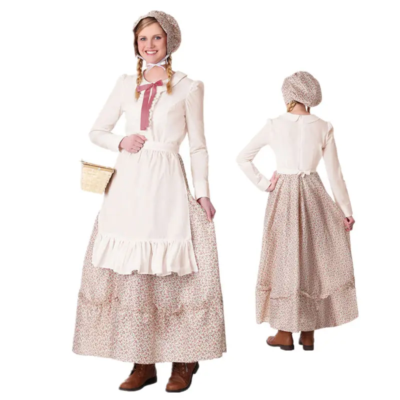 Little Red Riding Hood Wolf andmother loween Costume Adult New Sle COS Fairy T Colonial Period Dr Polyester Fiber