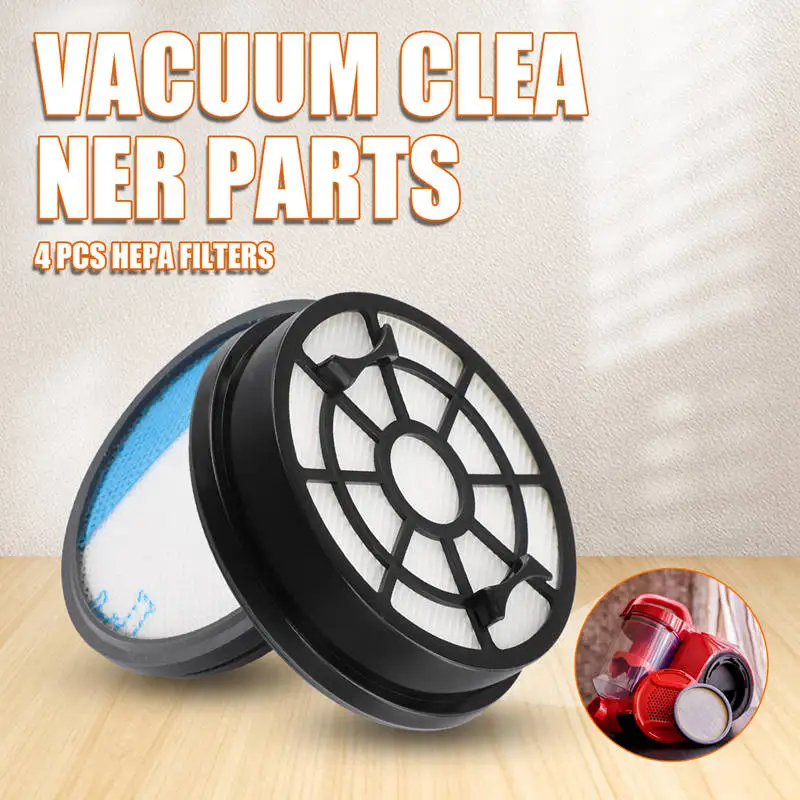 4 Pcs HEPA Filters For Rowenta RO2910EA RO2913EA RO2915EA RO2932EA RO2933EA RO2957EA RO2981EA Vacuum Cleaner Parts