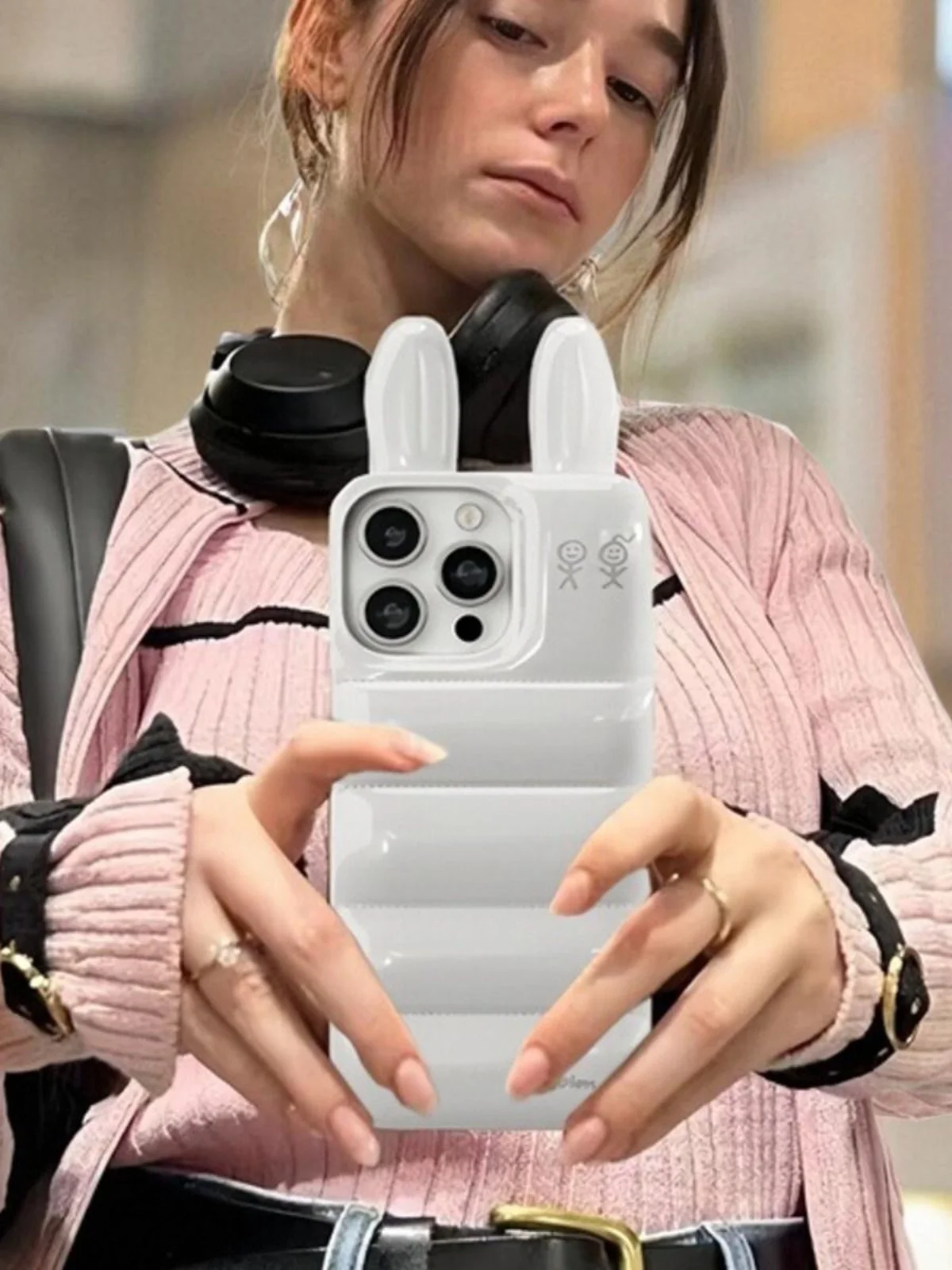 

Модный чехол для телефона Jaet с 3D кроличьими ушками для iPhone 6 pro Max Urban Faion, корейский Sle 5 plus Celebri 47 Idol
