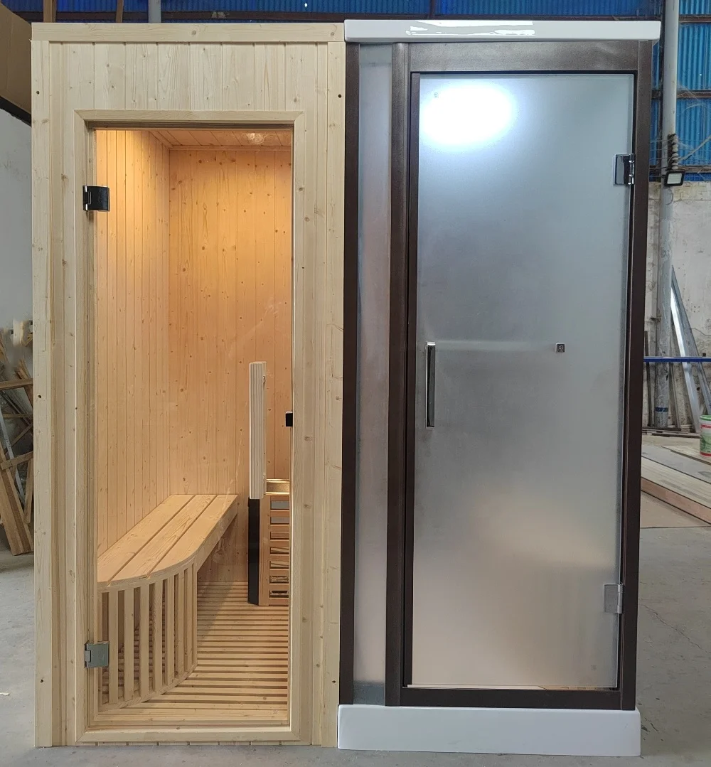 シャワールーム サウナキャビン スチーム＆サウナコンボ、屋内バスルーム スチーム＆サウナ複合室