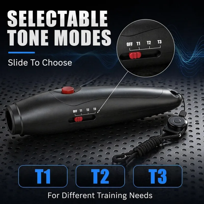 130dB Electronic Whistle with 3 Tones for high decibel Referee Sports Coaching Pet Training Football Basketball Outdoor Use