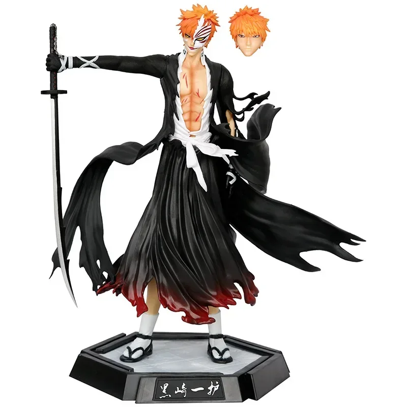 Wybielacz figurka Kurosaki Ichigo 31cm figurki Anime tysiącletniej krwawej wojny figurka PVC lalka Model kolekcjonerska ozdoba zabawka