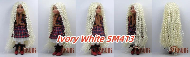 JD220 1/6 1/4 1/3 1/12 Blythes Extremely Long Curly Fashion Synthetic Mohair BJD Wig YOSD MSD SD Doll Accessories