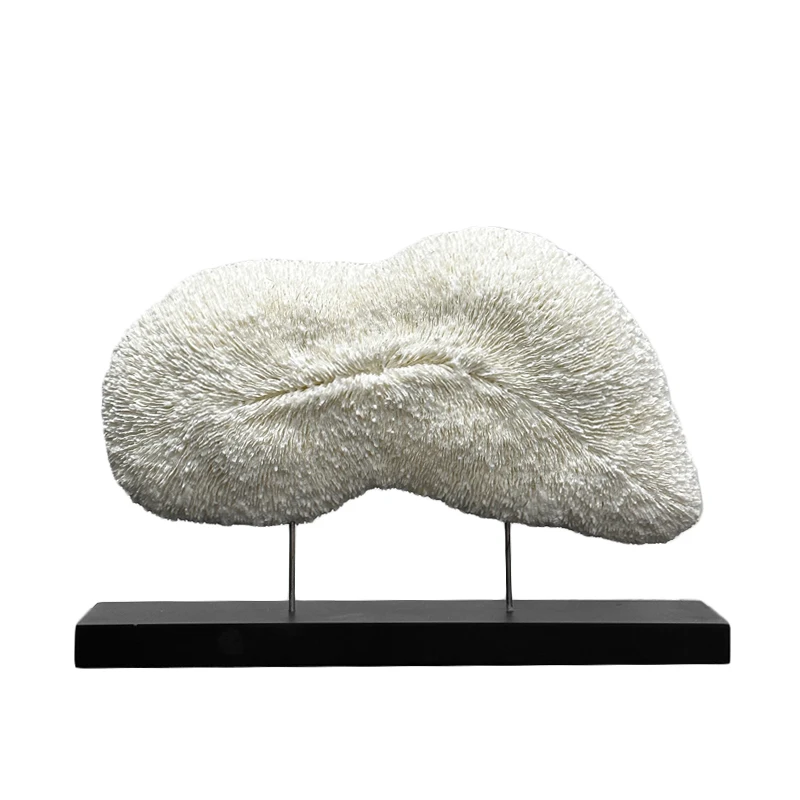 

Coral Ornament Sea Impression Modern Light Luxury New Chinese Hotel Model Room Sales Office Living Room Book Decoration