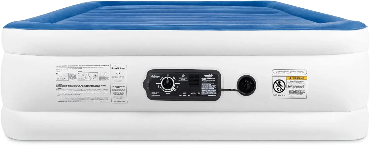 Schall schlafende Produkte schall schlafende Luft matratze der Cloud nine-Serie mit doppelter Smart-Pump-Technologie Queen-Size