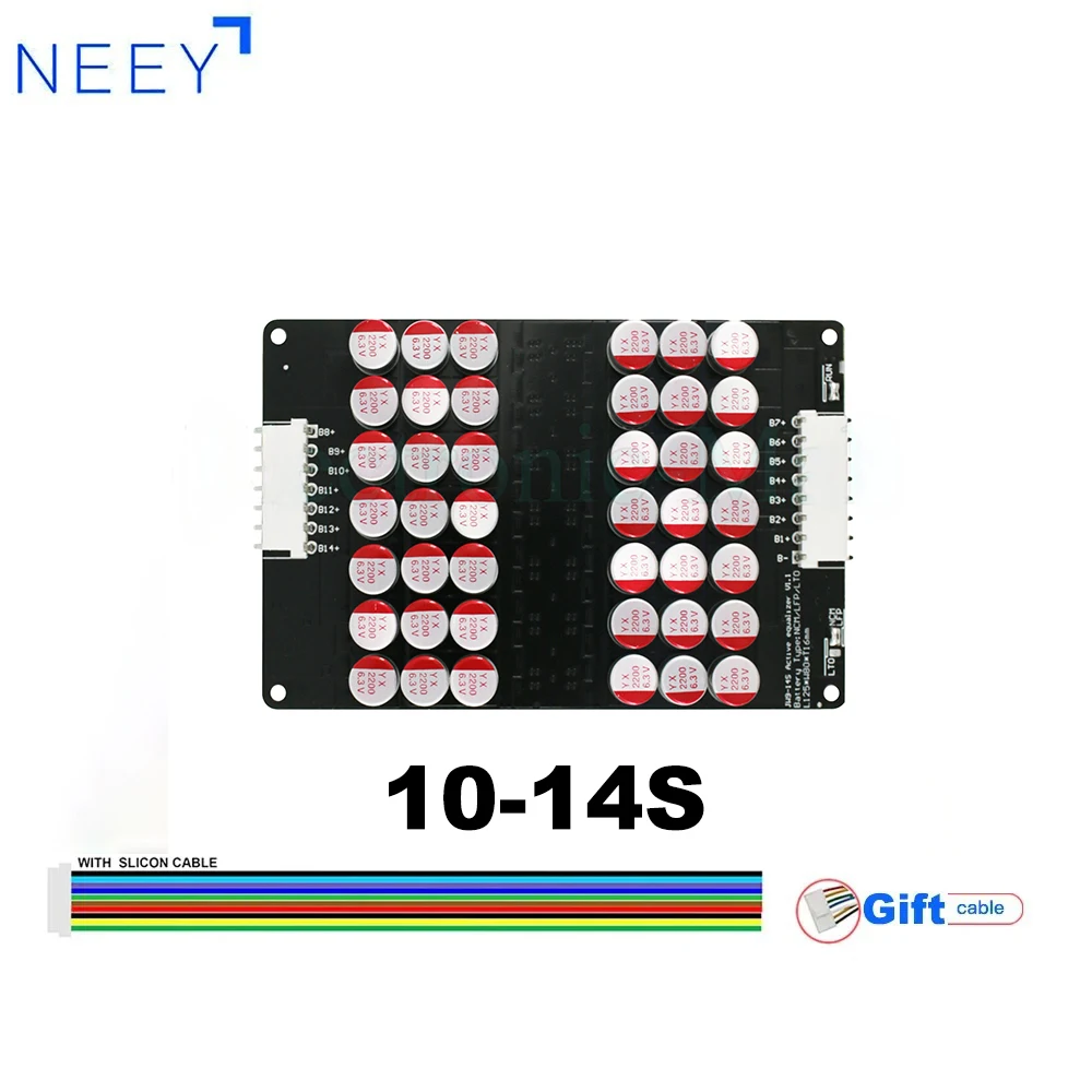 

NEEY Active Equalizer Balancer 5A 10-14SLifepo4/LTO/Lipo Battery Energy Capacitor 10-14S NCM LFP LTO Balancer