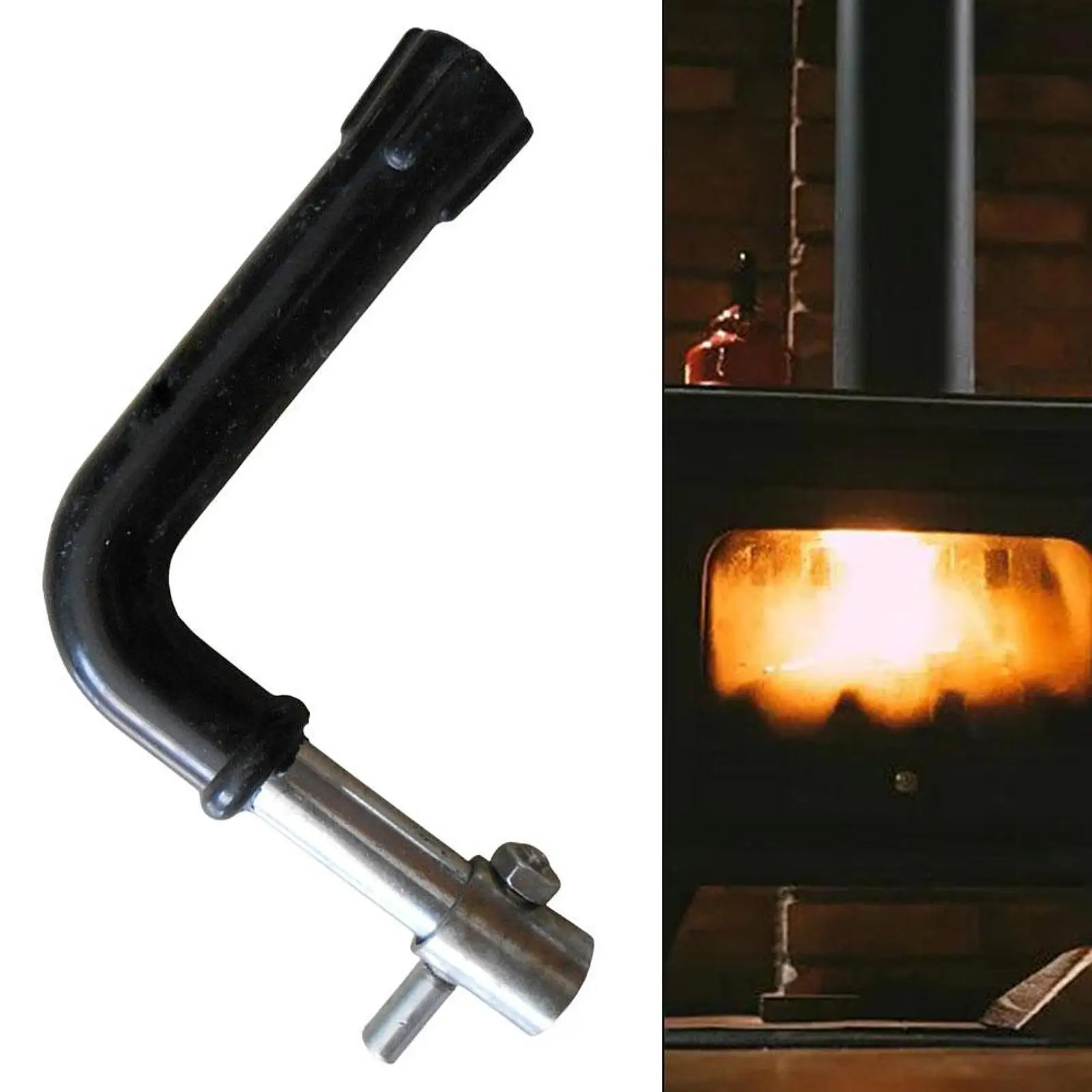 

Boiler Door Handle Sturdy Boiler Accessory Handcrafted Professional Replaces
