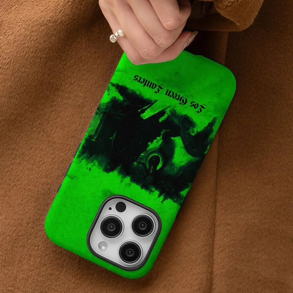 Los Green Lanters JC Reyes Phone Case For iPhone 16 15 14 13 12 11 Pro Max Plus Glossy HD Double-Layer Liquid Hard Shell