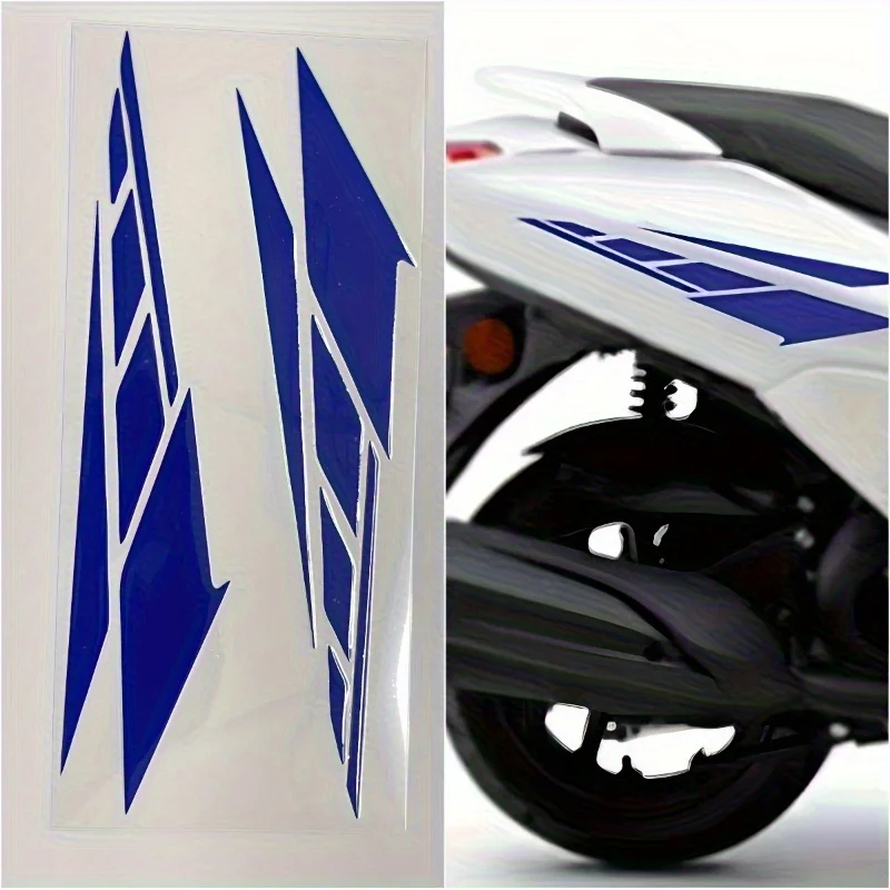 

2 наклейки для мотоциклетных аксессуаров, подходят для украшения багажника скутера, наклейки для мотоциклетного багажника