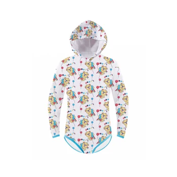 ABDL kapşonlu Bodysuit yetişkin bebek tulumu Romper küçük ayı