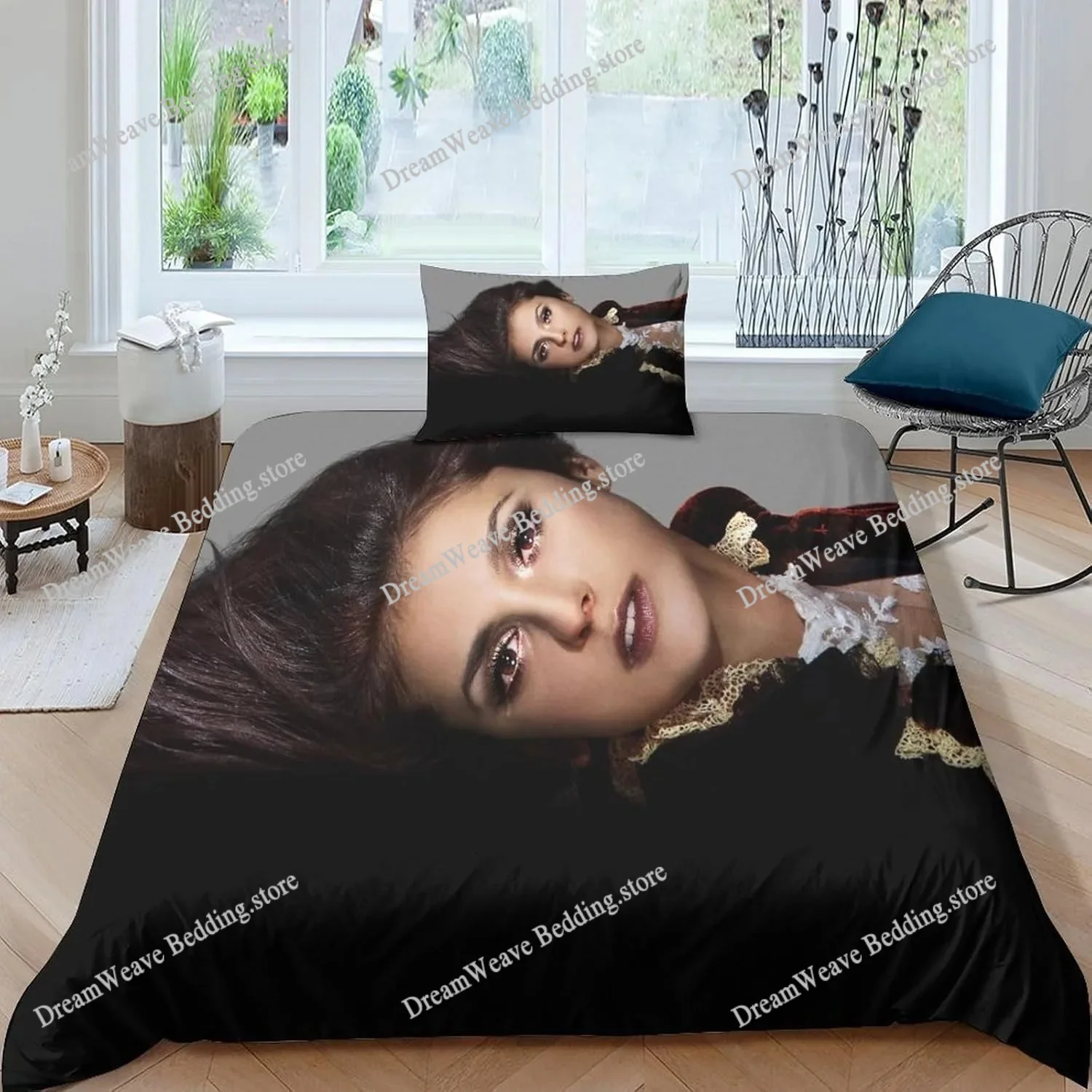 

The Vampire Diaries Bedding Sets Exquisite Bed Supplies Set Horror TV Anime Bed Comforter Set Bedding Set Birthday Gift