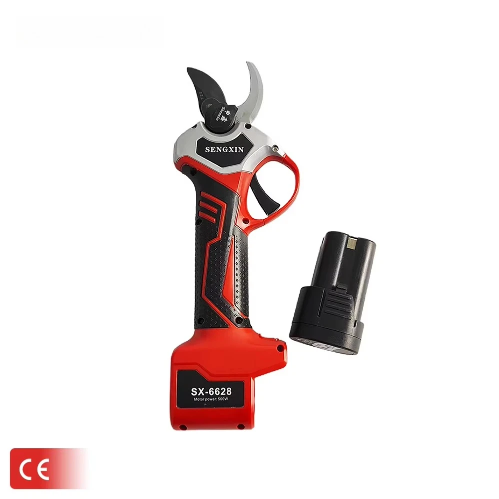 Factory Low Price 16.8V Lithium Battery Powered Rechargeable Cordless Electric Scissors Brushless Motor 28mm Cutting