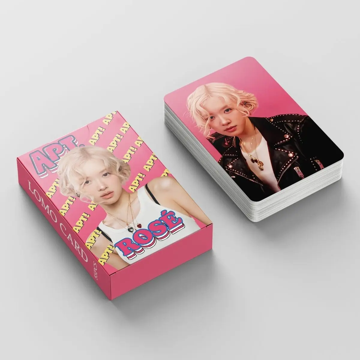 55Pcs/Set Kpop ROSE New Album APT Lomo Card Postcard Photo Print Cards Picture for Fans Collectible Cards Beautiful Gift