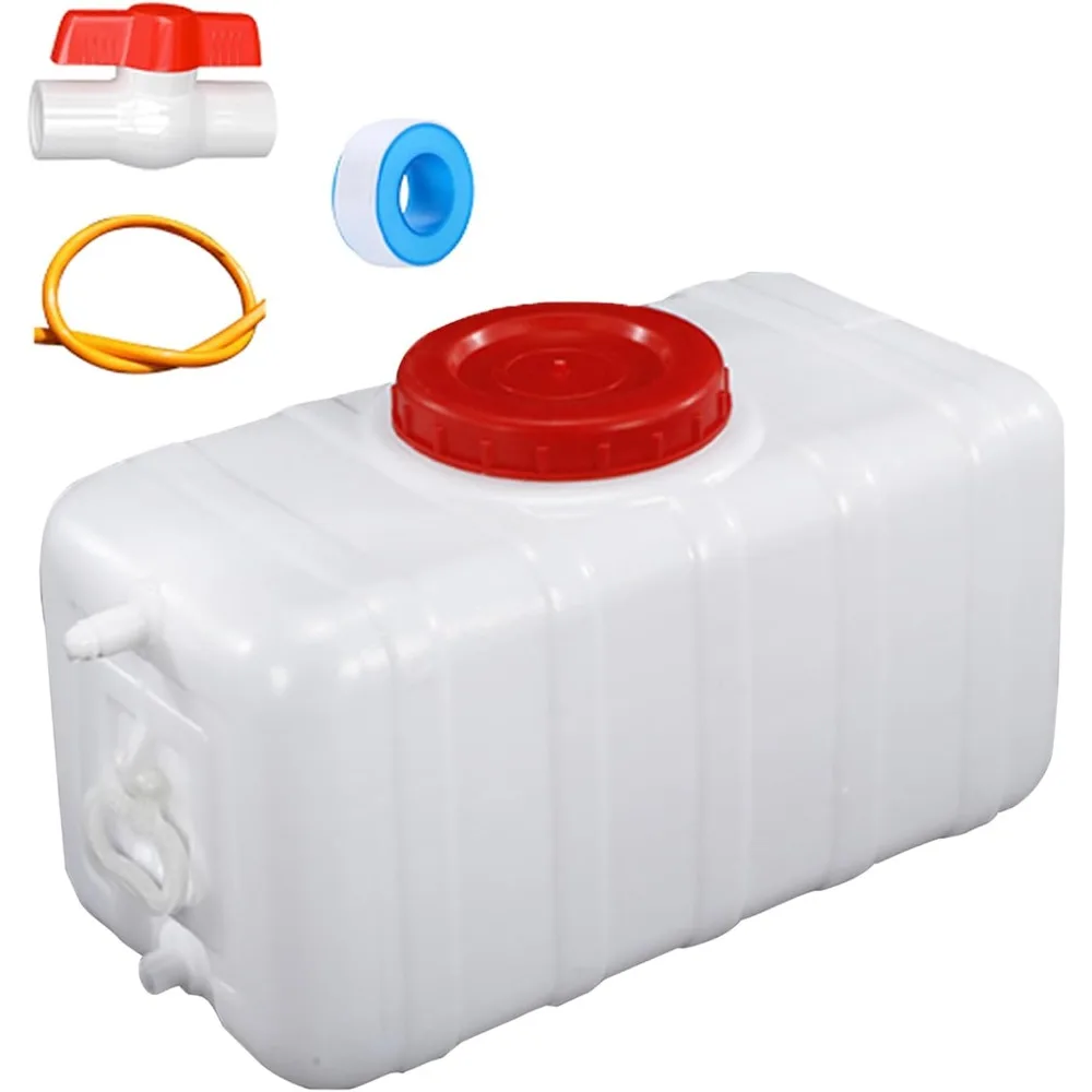 

Контейнер для хранения воды, держатель для воды, 13/21/29/53 галлонов, резервуар для воды большой емкости с краном и шлангом 3 м, портативный аварийный вариант