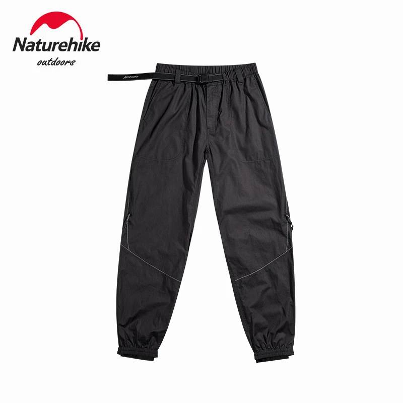 Naturehike Men Hiking Pants Camping Trousers Outdoor Straight Pants Men's Spring Loose Buckle Belt Design Functional Trousers