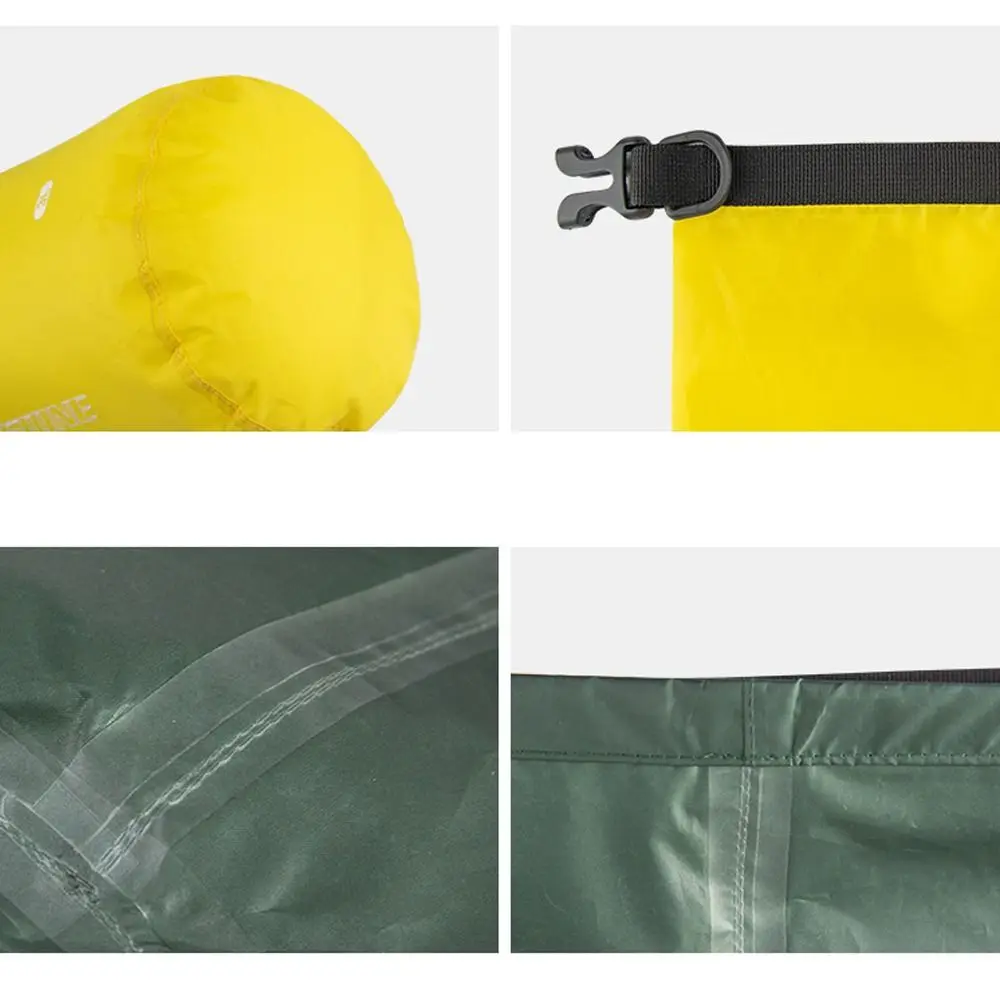3/5/8/12/15/25/35/75L Water Separation Dry Bag Waterproof Lightweight Dry Gear Storage Sack Dry Wet Separation Large Capacity