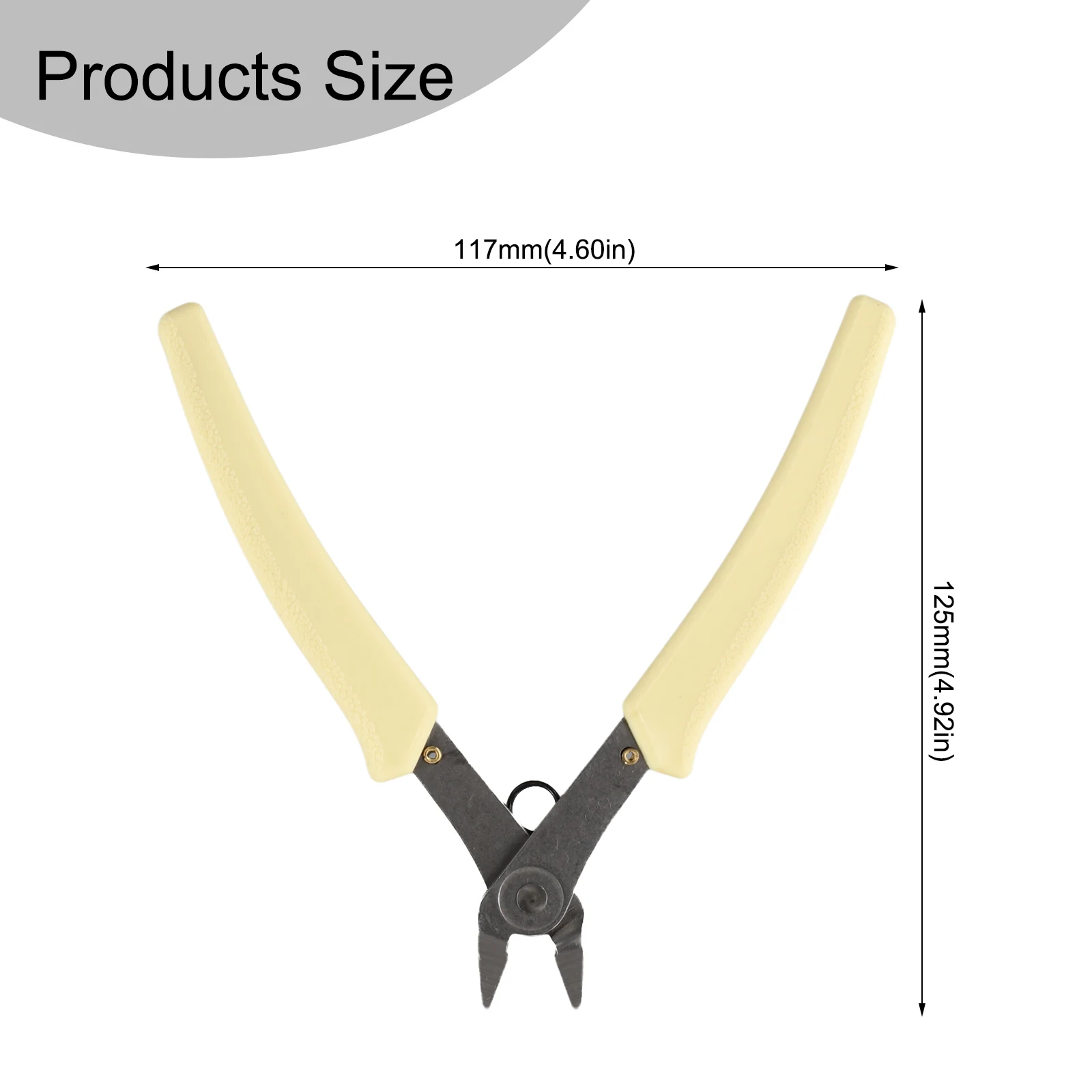 Bending Pointed Nose Plier 45 # Steel+PP Handle Jewelry Making Made Of 45# Steel Blade And PP Handle Practical