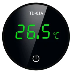 Aquariums LED Display Wireless Thermometer for Glass Containers LED Digital Aquarium Thermometer Stick On M68E