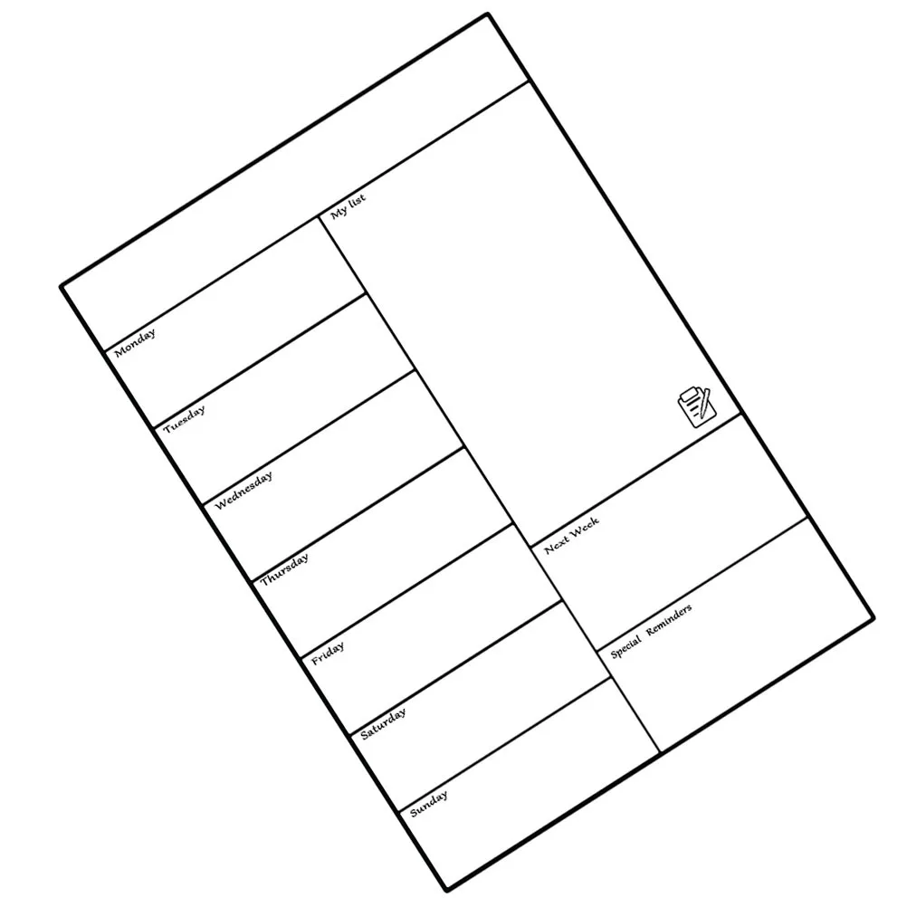 

A3 White Magnetic Calendar Tab Stickers Practical Gift Fresh Remind Every Day Fridge Decor Kitchen Memo Calendar Label Stickers