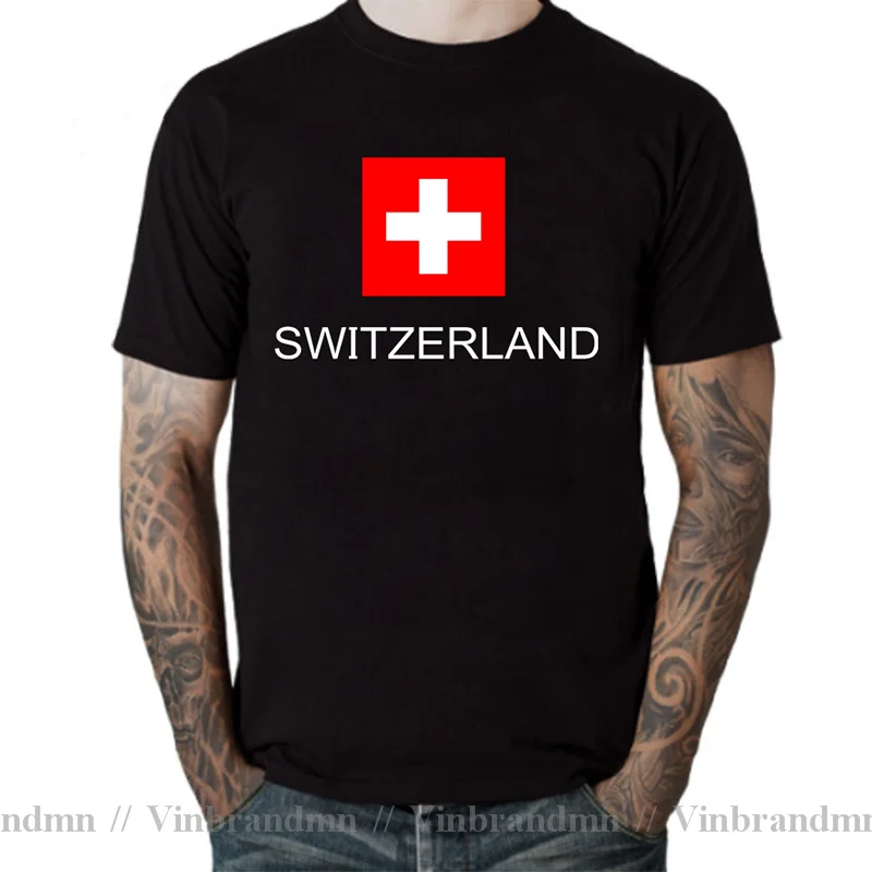 Swiss Confederation Confoederatio Helvetica Switzerland T Shirt man 2022 T-shirt Nation Team Cotton Tee Fans Country CHE CH Tops