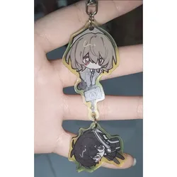 Akechi Goro Acrylic Key Chain Amamiya Ren Anime Keychain Kawaii Key Ring Bag Pendant Ornament Kawaii Accessories Friend Gift