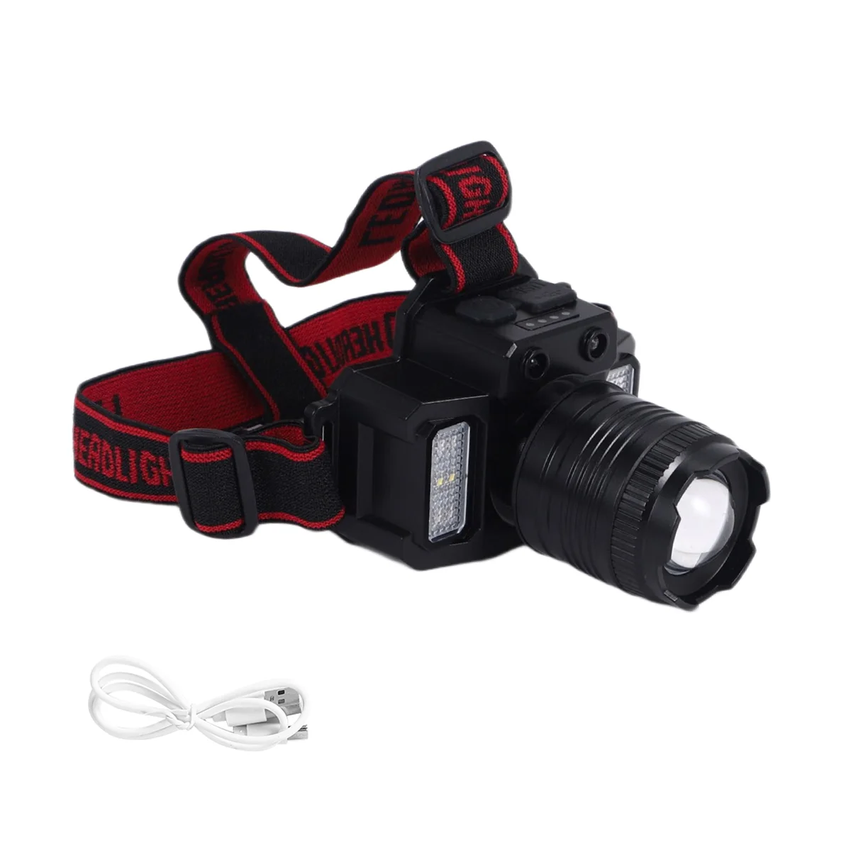 

ABNG LED Head Light Rechargeable Head Light for Adults, 360° Adjustable Angle Headlight Flashlight Motion Sensor for Fishing
