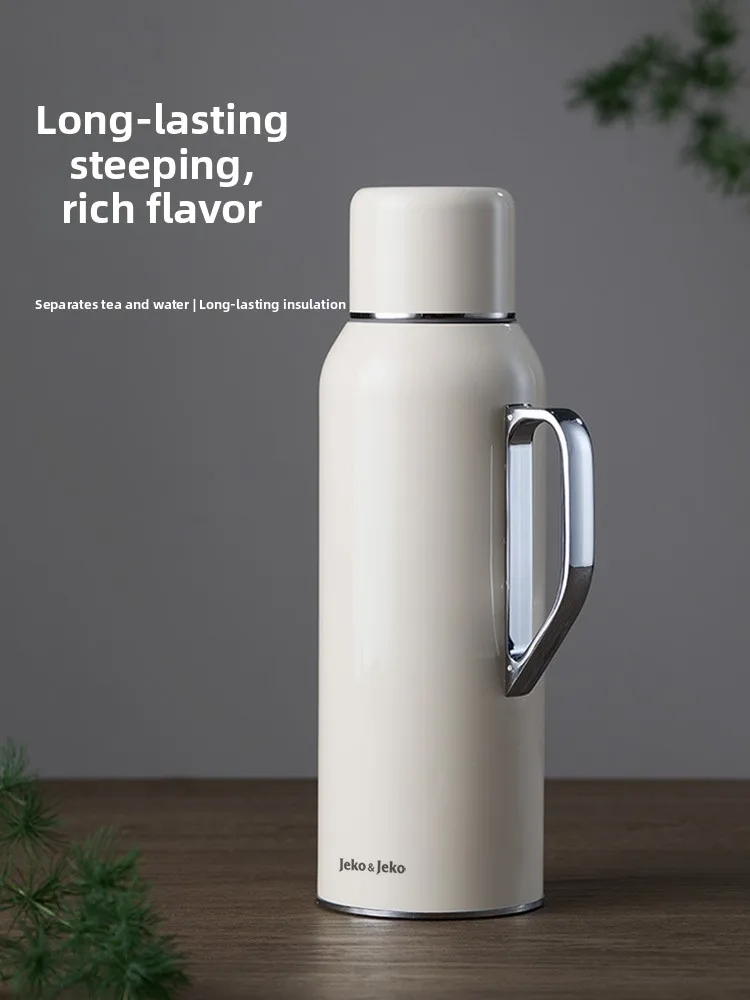 

Jeko Insulated Tea Pot Stainl Steel 36 Hot Water Bottle Tea Brewing Thermos Tea Water Separation for Home Use