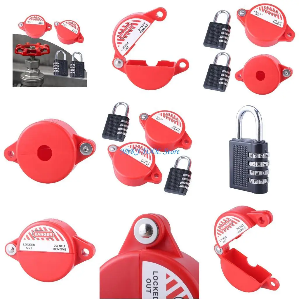 

L8RC Gate Valves Handle Lockout with Reinforced Code Lock Gate Valves Lockout Device