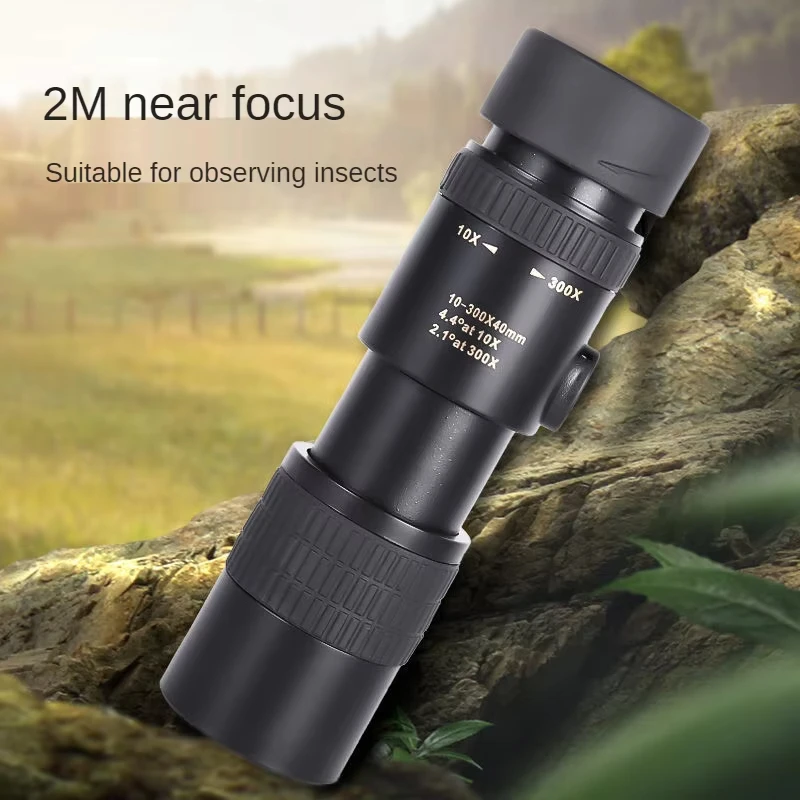 

10-300x40 зум-телескоп HD 4K сильный портативный монокуляр дальнего действия BAK4 призмы профессиональный выбор для охоты и кемпинга