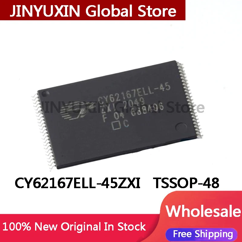 (2-50piece) 100% New original CY62167ELL-45ZXI CY62167ELL-45 CY62167ELL 45ZXI TSOP-48 Chipset 100% quality In Stock